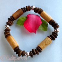 Bracelet  With Coconut Wood