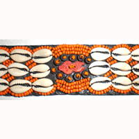 Bracelet With Shell And Glassbead