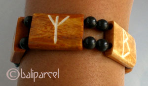 Bracelet, Fish Bone, Dark Brown