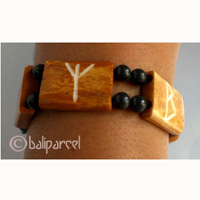Bracelet, Fish Bone, Dark Brown