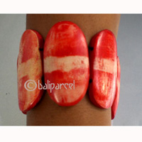 Bracelet, Bone With Elastic String