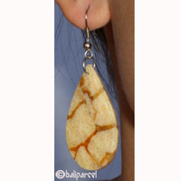 Earring, Synthetic Resin With Sponge
