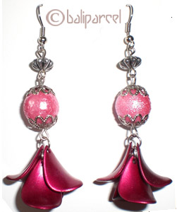 Earring With Resin