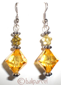Earring With Resin