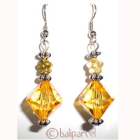 Earring With Resin