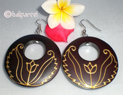 Wooden Earring From Sono Wood 