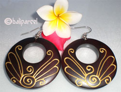 Wooden Earring From Sono Wood 