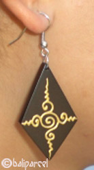 Wooden Earring From Sono Wood 
