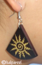 Wooden Earring From Sono Wood 