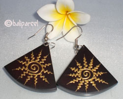 Wooden Earring From Sono Wood 