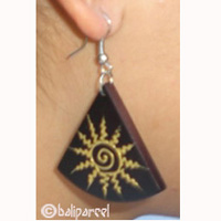 Wooden Earring From Sono Wood 