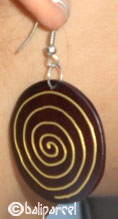 Wooden Earring From Sono Wood 