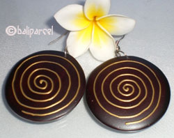 Wooden Earring From Sono Wood 