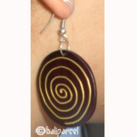 Wooden Earring From Sono Wood 