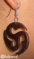 Wooden Earring From Sono Wood 