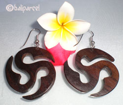 Wooden Earring From Sono Wood 
