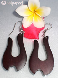Wooden Earring From Sono Wood 
