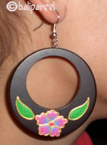 Wooden Earring From Sono Wood 