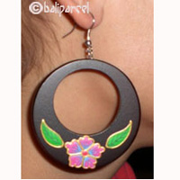 Wooden Earring From Sono Wood 