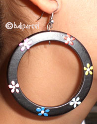 Wooden Earring From Sono Wood 