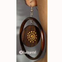 Wooden Earring From Sono Wood 