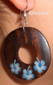 Wooden Earring From Sono Wood 