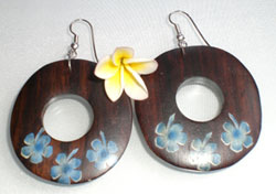 Wooden Earring From Sono Wood 