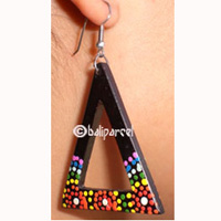 Wooden Earring From Sono Wood 