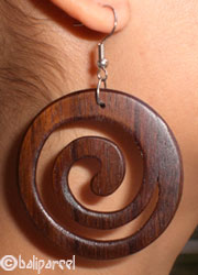 Wooden Earring From Sono Wood 