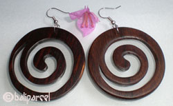 Wooden Earring From Sono Wood 
