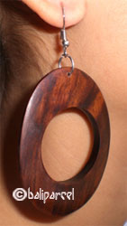 Wooden Earring From Sono Wood 