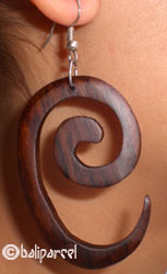 Wooden Earring From Sono Wood 