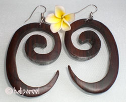 Wooden Earring From Sono Wood 