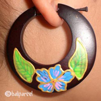 Wooden Earring From Sono Wood 