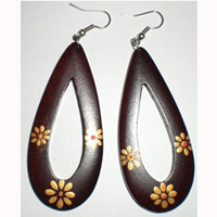 Wooden Earring From Sono Wood 