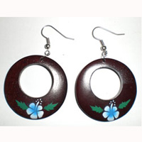 Wooden Earring From Sono Wood 