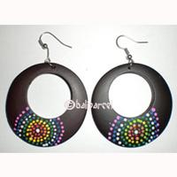 Wooden Earring From Sono Wood 