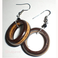 Wooden Earring From Sono Wood 