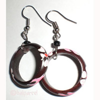 Wooden Earring From Sono Wood 