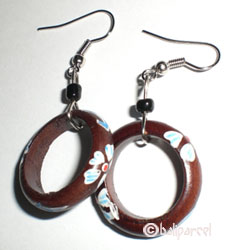 Wooden Earring From Sono Wood 