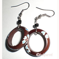Wooden Earring From Sono Wood 