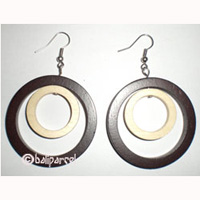 Wooden Earring From Sono Wood 