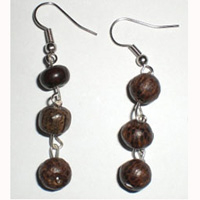 Wooden Earring From Sono Wood 