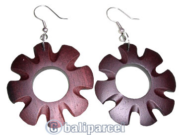 Wooden Earring From Sono Wood 