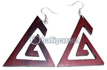 Wooden Earring From Sono Wood 