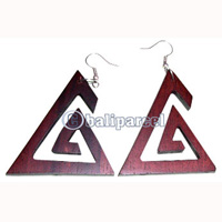 Wooden Earring From Sono Wood 
