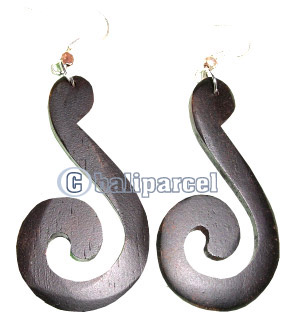 Wooden Earring From Sono Wood 