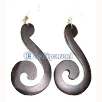 Wooden Earring From Sono Wood 
