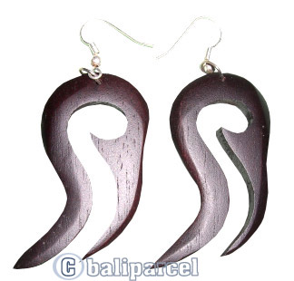 Wooden Earring From Sono Wood 