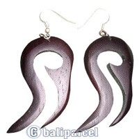 Wooden Earring From Sono Wood 
